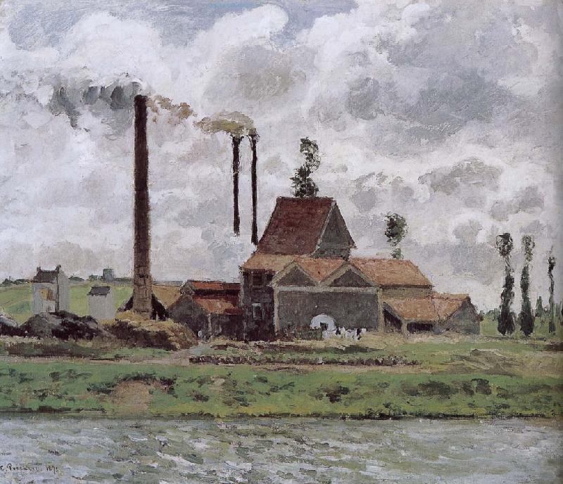 Camille Pissarro Metaponto factory near Watts oil painting picture